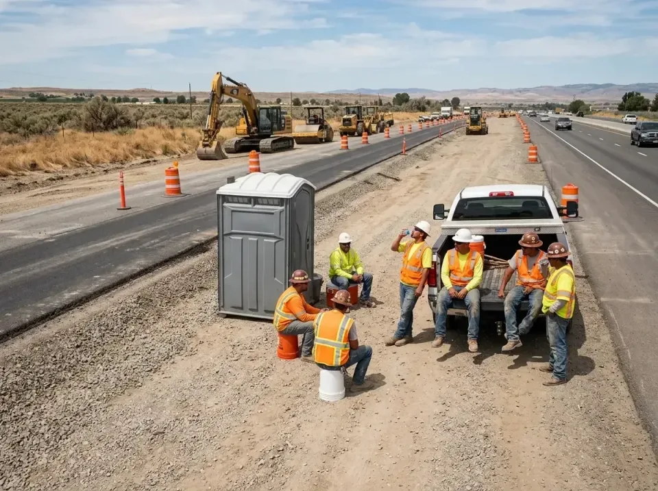 highway-road-construction-crew-007 — frequently asked questions, Porta Potty and Restroom Rentals in Mill Bay, AK